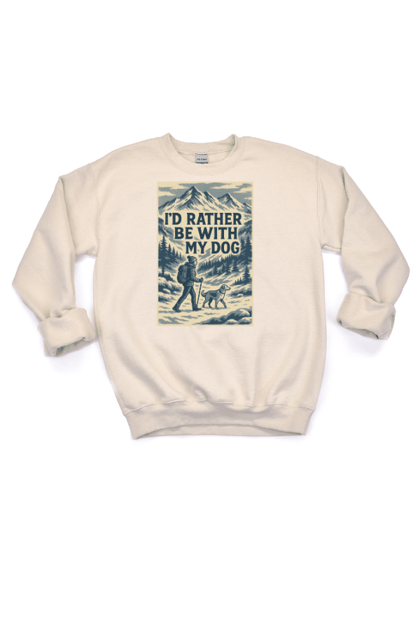 Winter Hike Vibes Crewneck Sweatshirt