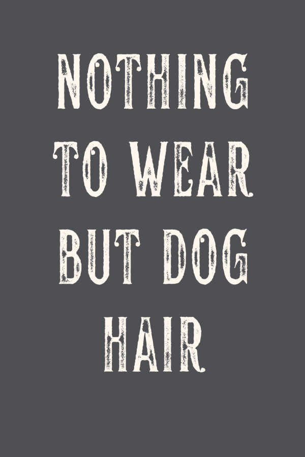 Wear Dog Hair Crewneck Sweatshirt (Unisex)