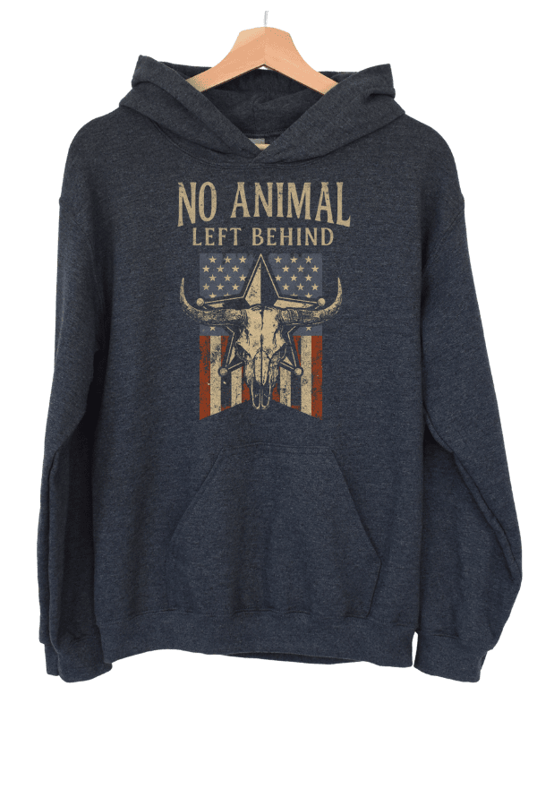 No Animal Flag Uni Hoodie (ALL PROFIT DONATED)