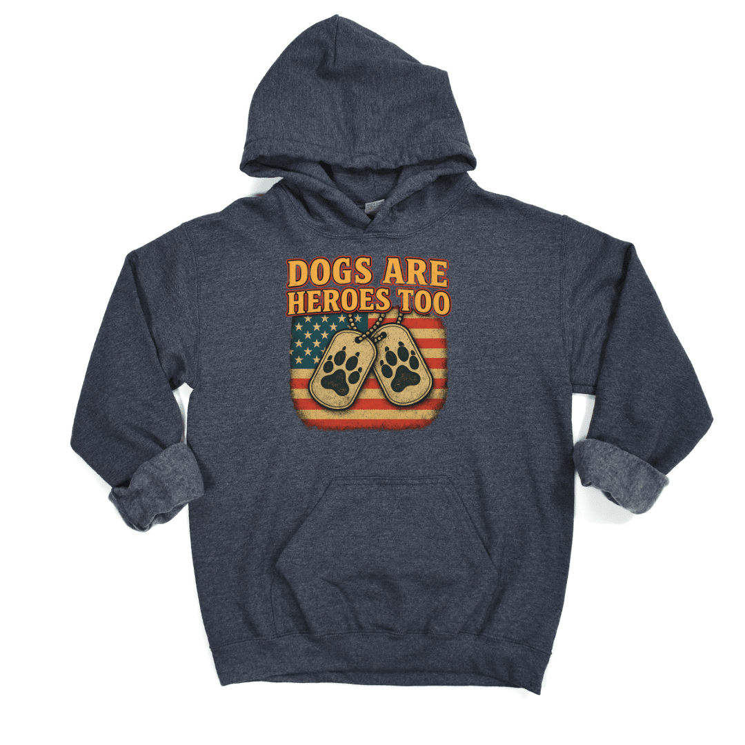 Vintage Heroes Too Uni Hoodie (100% Profit Donated)