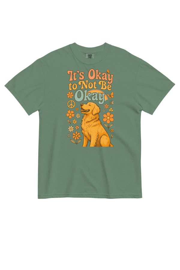 It's Okay Pigment Dyed Uni T