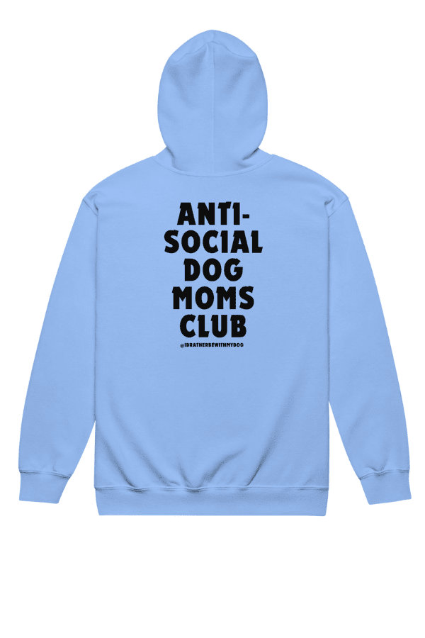 Anti - Social Zip Up Hoodie (Unisex)