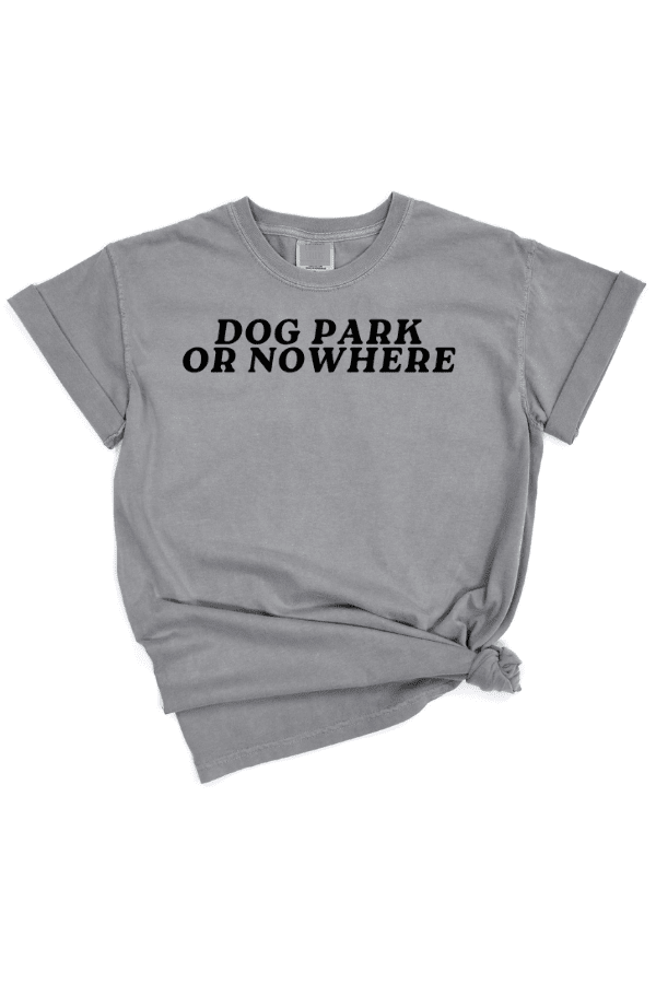 Dog Park Pigment Dyed Uni T