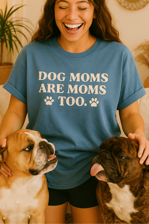 Dog Mom (Pigment Dyed Uni T)