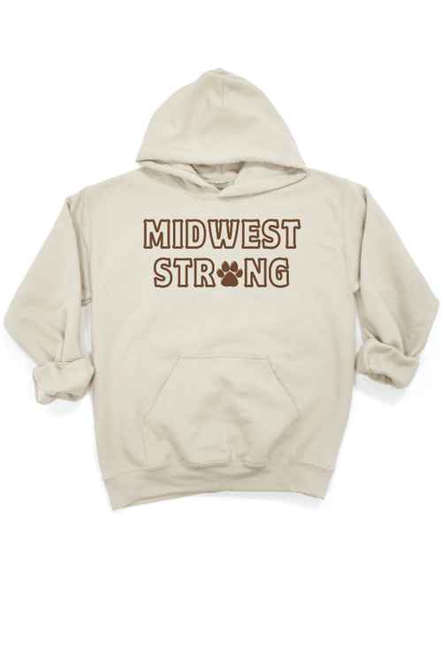 Midwest Strong Uni Hoodie (100% Profit Donated)