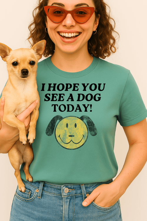 See A Dog (Pigment Dyed Unisex T)