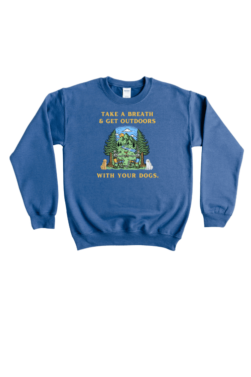 Deep Breath Crewneck Sweatshirt (Unisex)