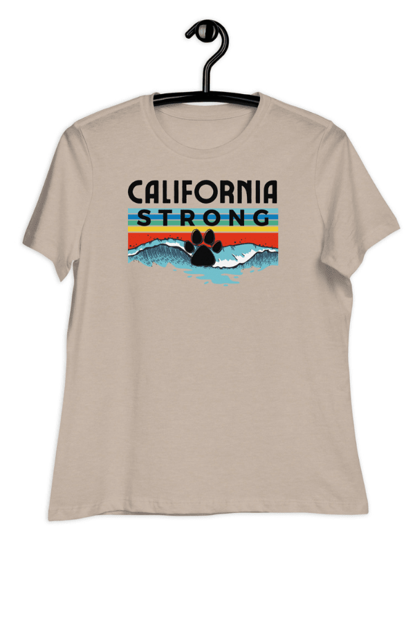 Cali Beach Strong Ladies T (100% Profit Donated)