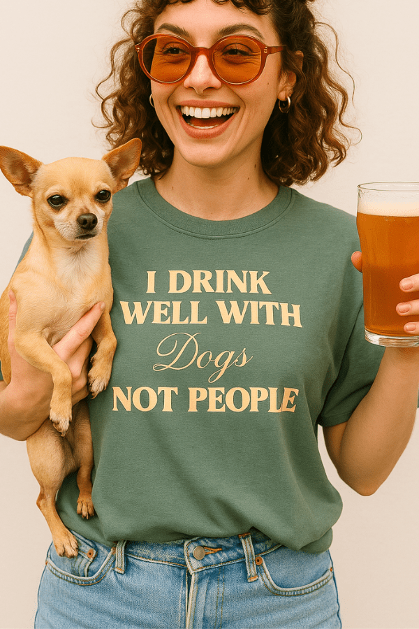 Drinks Well Pigment Dyed Uni T