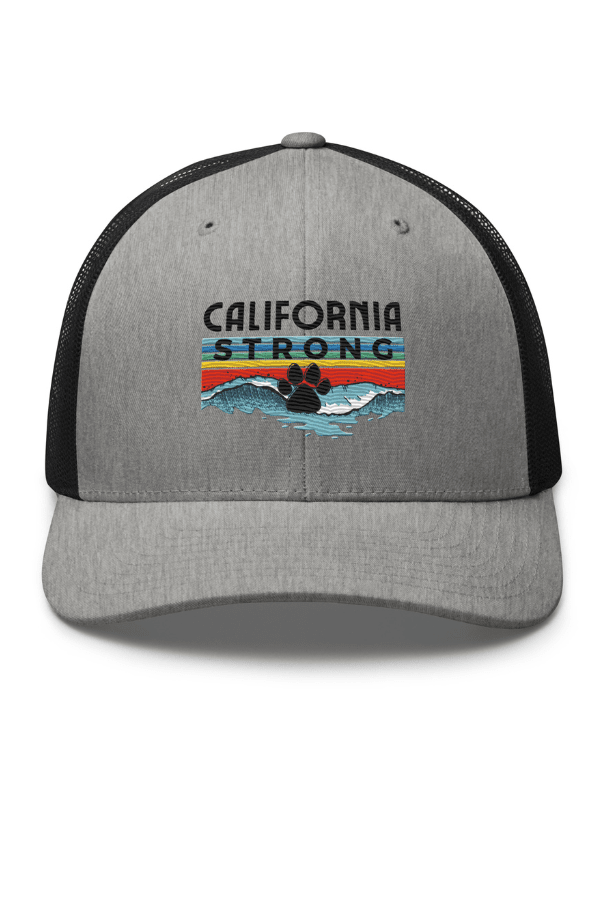 Cali Strong Beach Trucker Hat (100% Profit Donated)