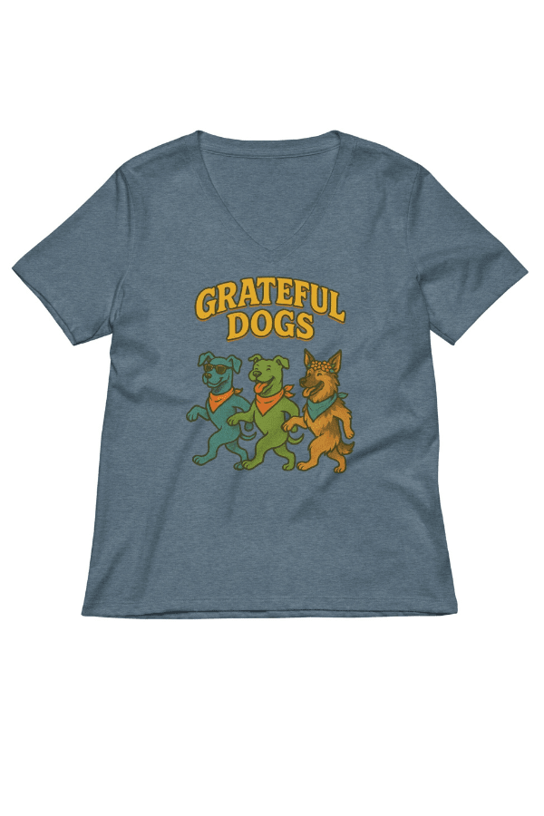 Grateful Dog Ladies V Neck