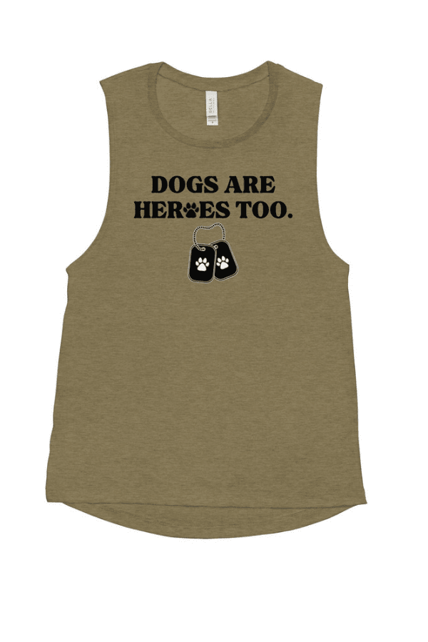 Heroes Too (Ladies’ Muscle Tank)