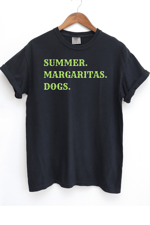 Margaritas & Dogs Uni T (Pigment Dyed)