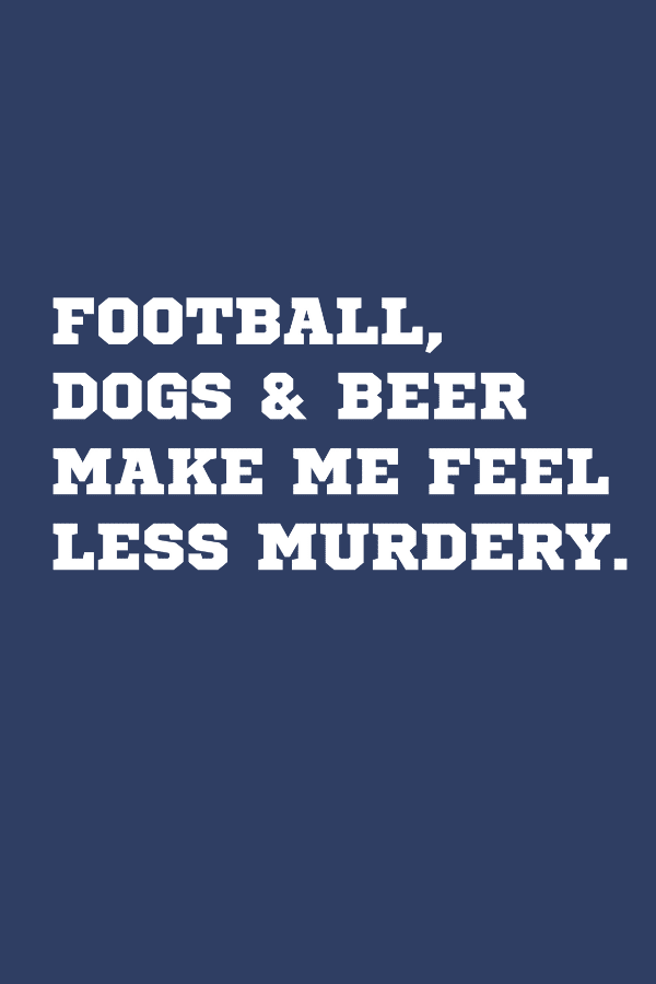 Dogs & Football Crewneck Sweatshirt (Unisex)