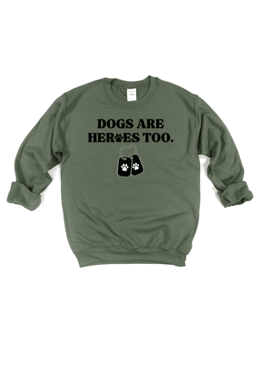 Heroes Too Crewneck Sweatshirt (Unisex)