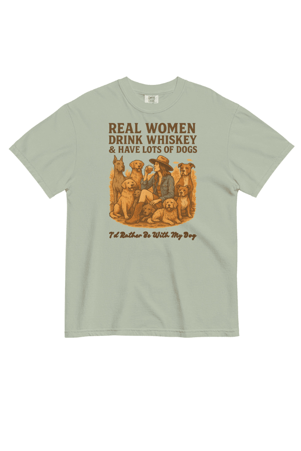 Women & Whiskey Pigment Dyed Uni T