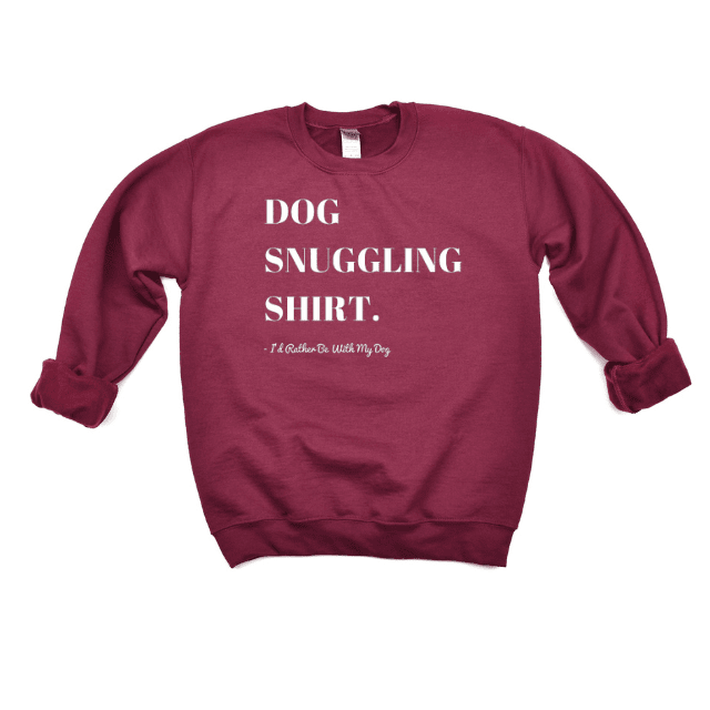 Maroon Snuggle Uni Sweatshirt