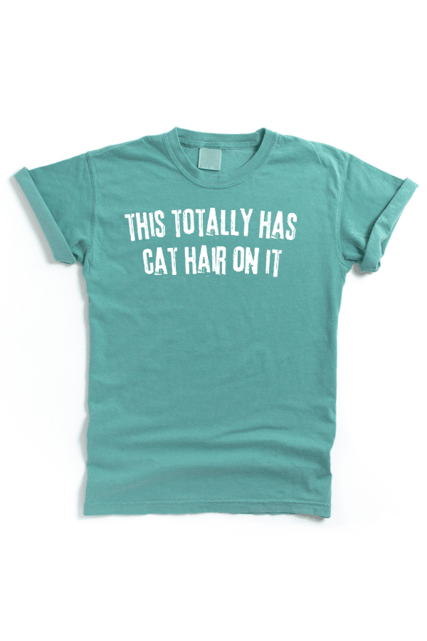 Cat Hair Summer Pigment Dyed Uni T