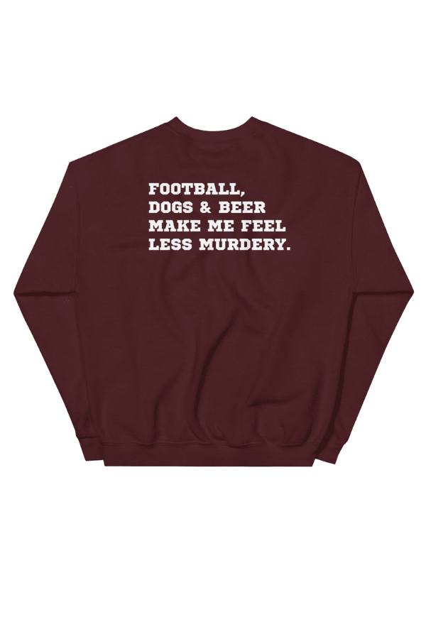 Dogs & Football Crewneck Sweatshirt (Unisex)