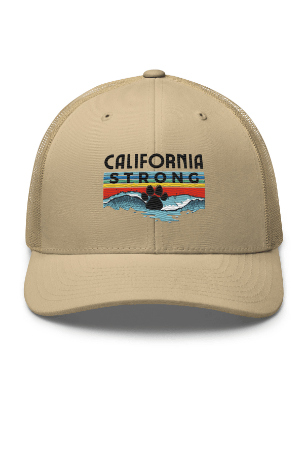 Cali Strong Beach Trucker Hat (100% Profit Donated)