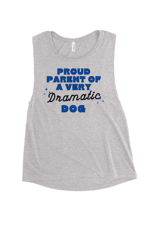 Dramatic Dog Ladies Muscle Tank