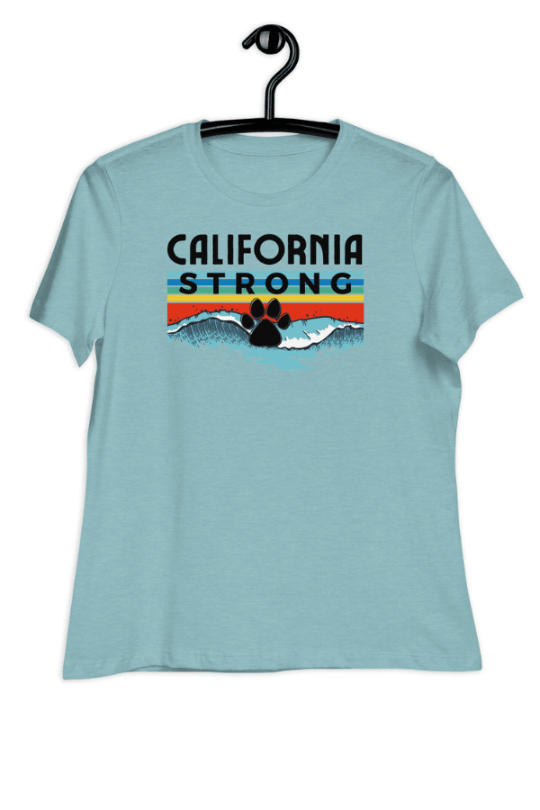 Cali Beach Strong Ladies T (100% Profit Donated)