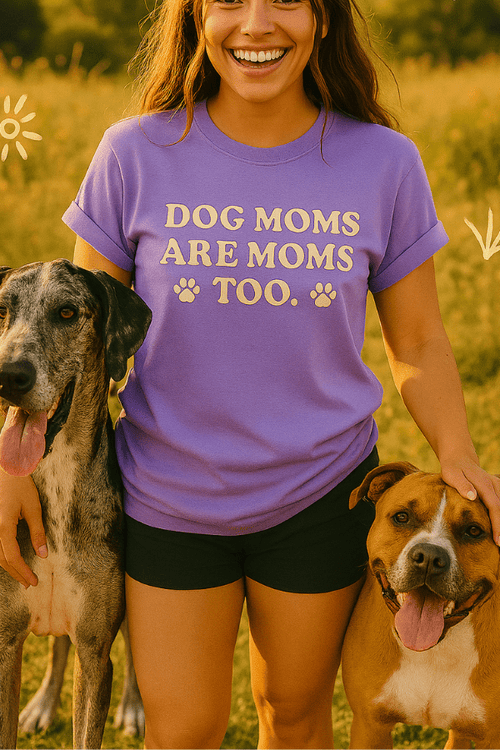 Dog Mom (Pigment Dyed Uni T)