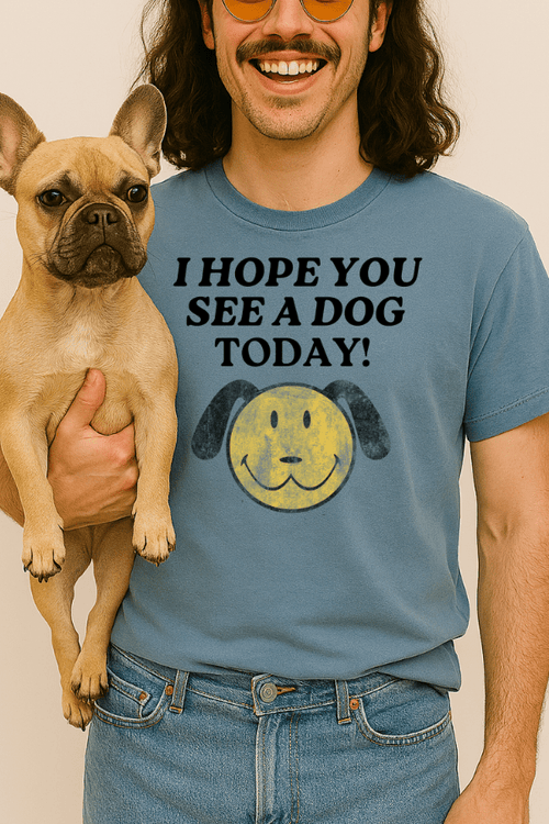 See A Dog (Pigment Dyed Unisex T)