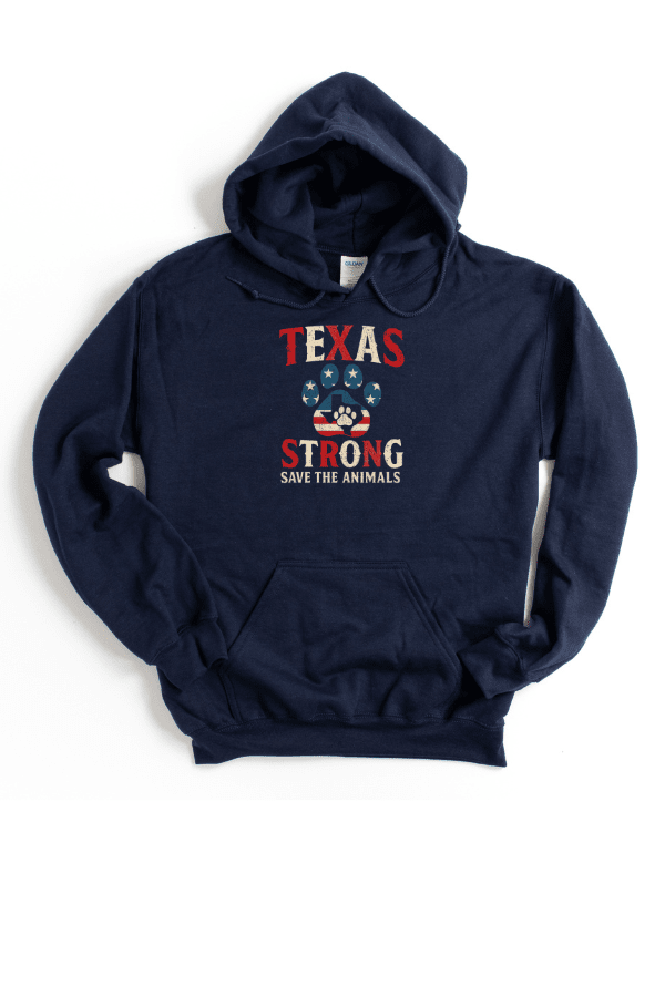 TX Flag Strong Uni Hoodie (ALL PROFIT DONATED)