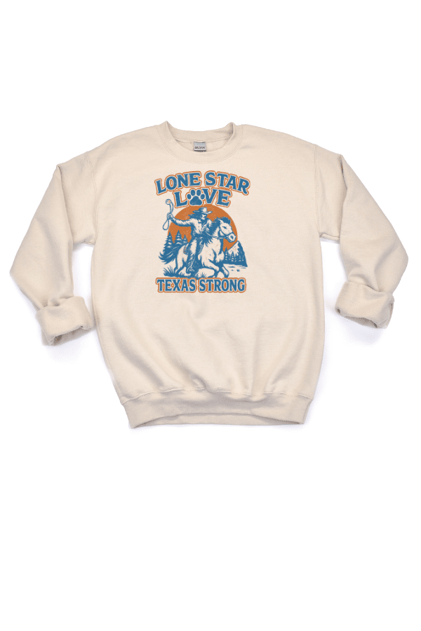 Lone Star Crewneck Sweatshirt (ALL PROFIT DONATED)