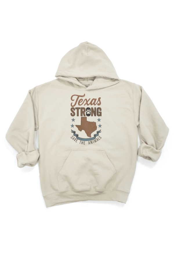 TX State Strong Uni Hoodie (ALL PROFIT DONATED)