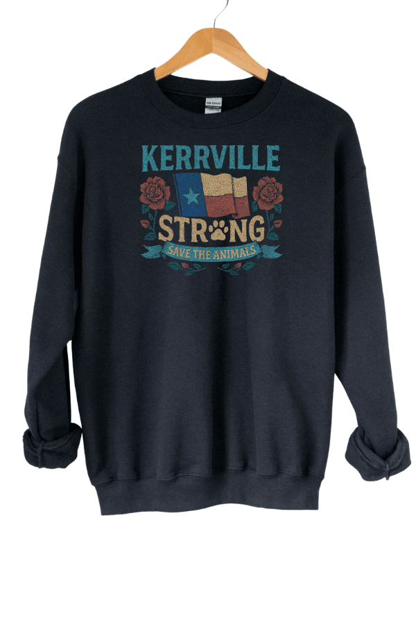 Kerrville Vintage Strong Crewneck Sweatshirt (ALL PROFIT DONATED)