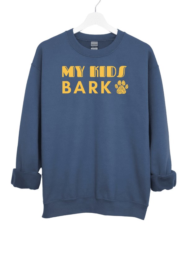My Kids Bark Crewneck Sweatshirt (Unisex)