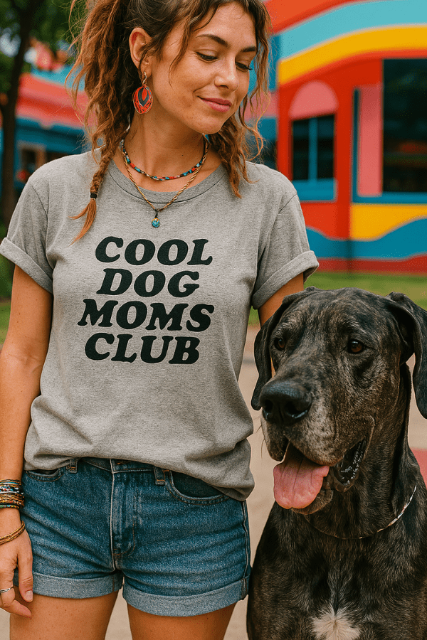 Cool Dog Mom T (Unisex)