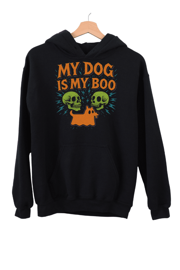 Dog Is My Boo Skull Uni Hoodie