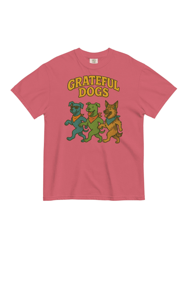 Grateful Dogs Pigment Dyed T