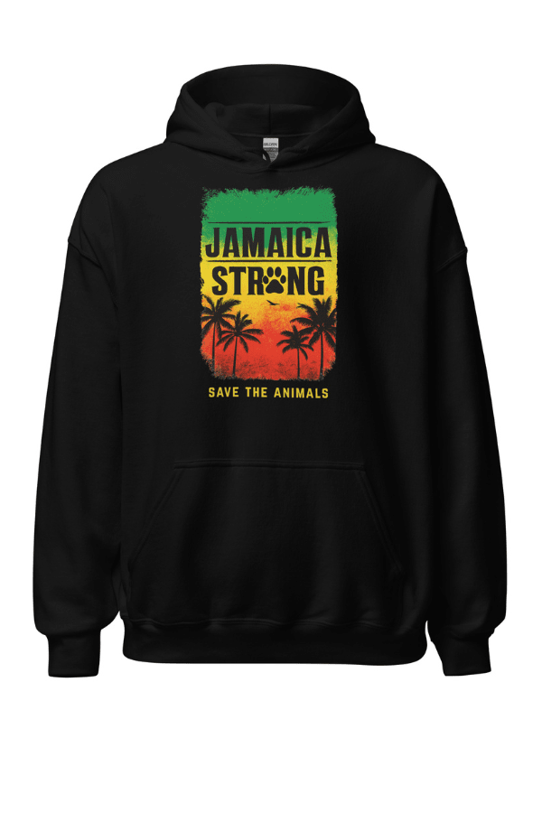 Jamaica Flag Strong Uni Hoodie (ALL PROFIT DONATED)