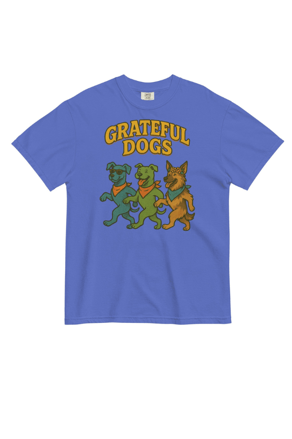 Grateful Dogs Pigment Dyed T