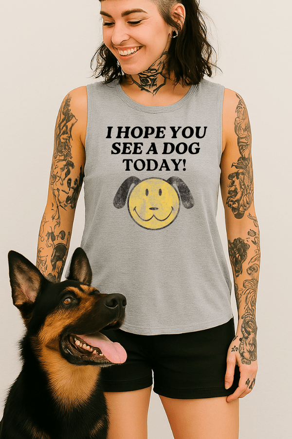 See A Dog Ladies Tank