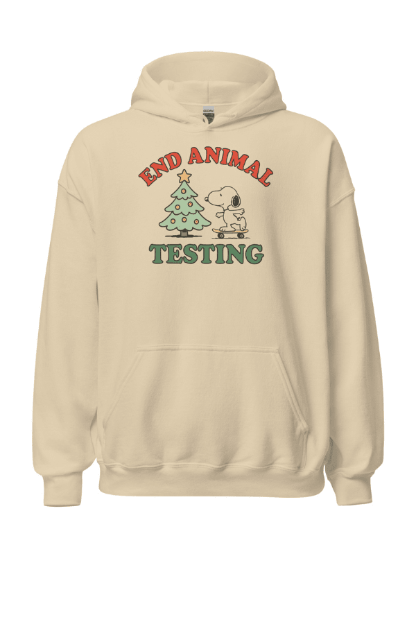 End Animal Testing Christmas Hoodie (ALL PROFIT DONATED)
