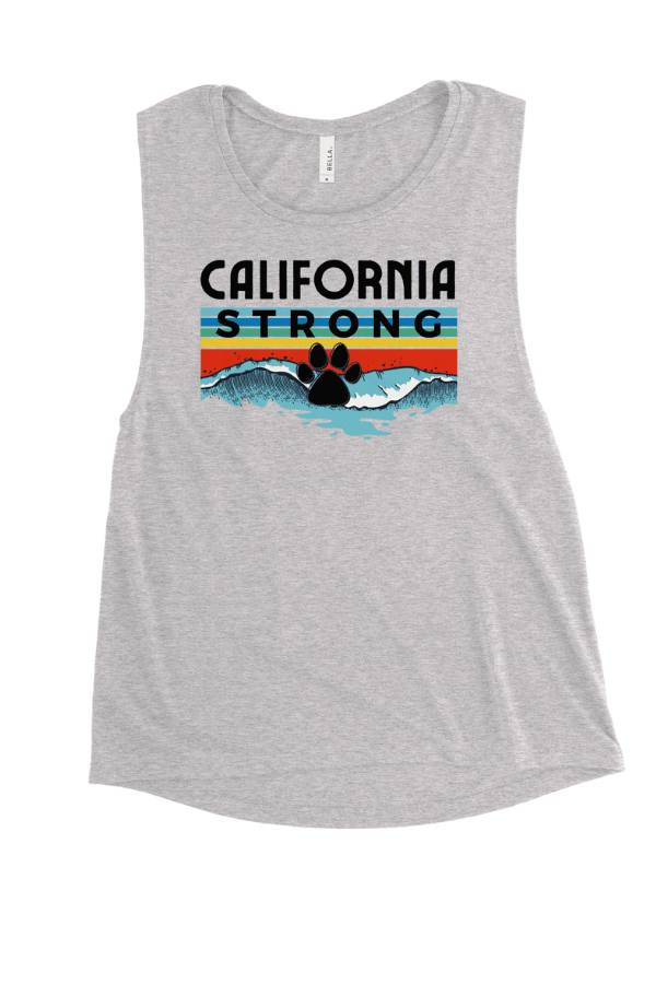 Cali Beach Strong Ladies Tank (100% Profit Donated)