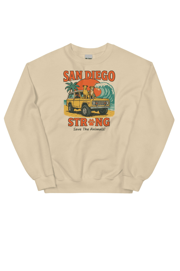 San Diego Strong Uni Crewneck (ALL PROFIT DONATED)