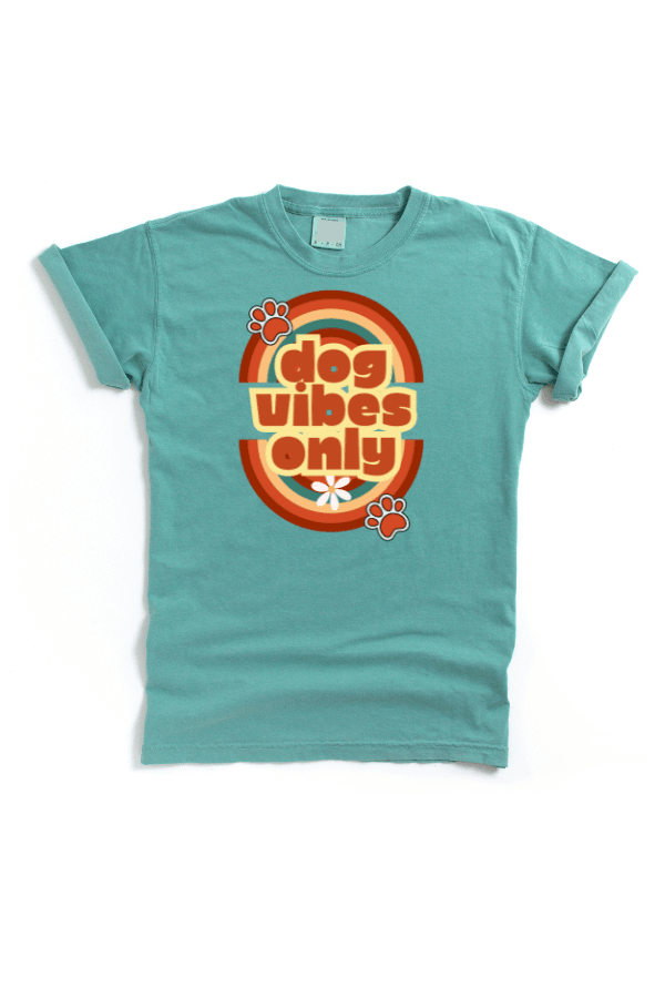 Dog Vibes Pigment Dyed Uni T