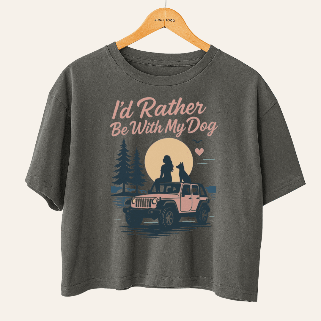 Sunset Lake Ladies Boxy T