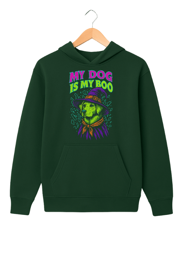 Dog Is My Boo Retro Uni Hoodie