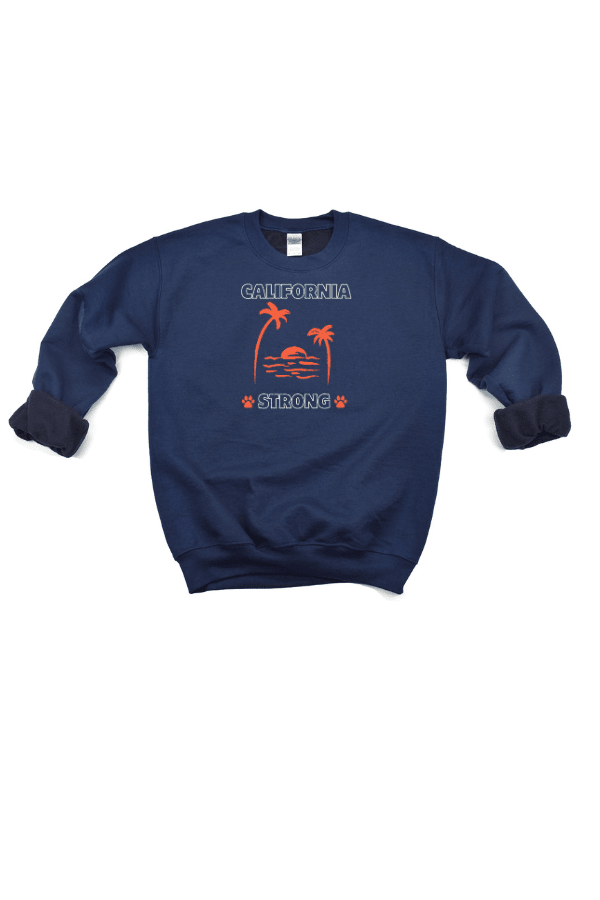 Cali Strong Crewneck Sweatshirt (100% Profit Donated)