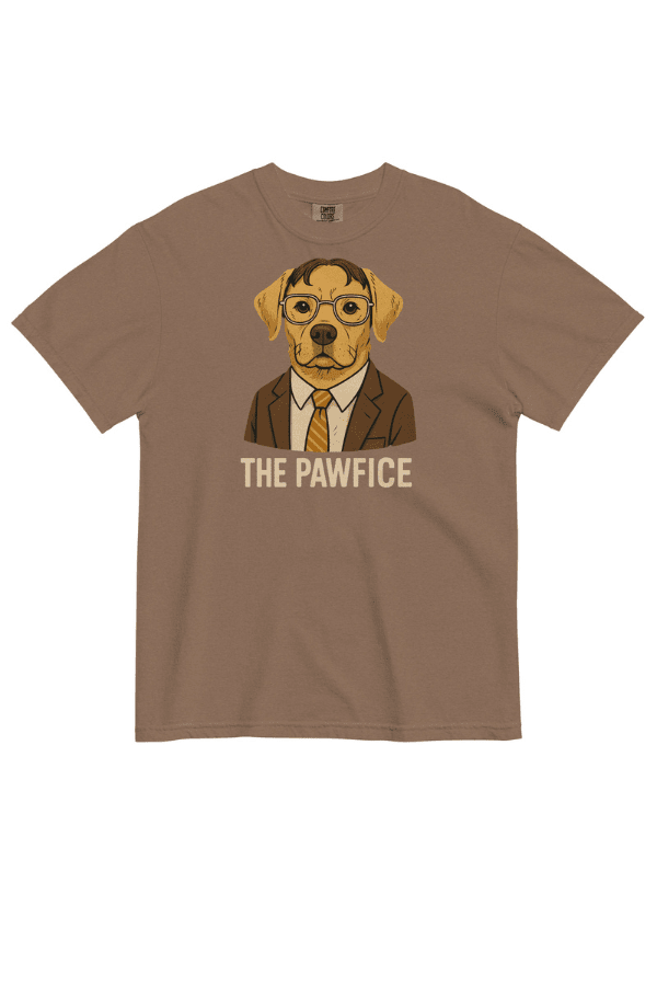 The Pawfice Pigment Dyed Uni T