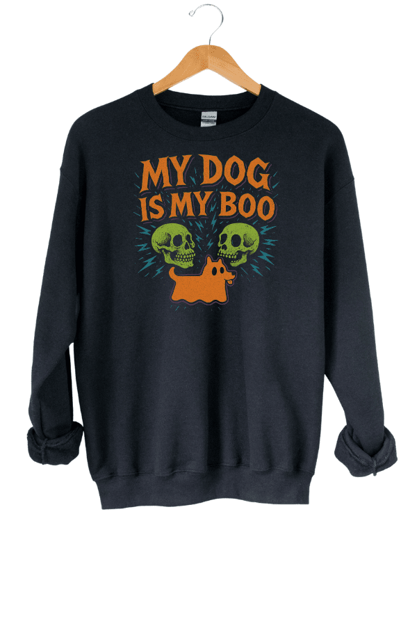 Dog is My Boo Skull Crewneck Sweatshirt