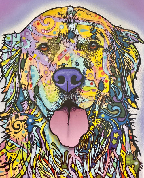 Golden Retriever Dean Russo Print