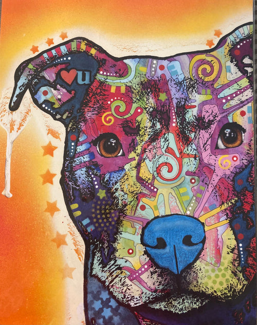 American Bulldog Dean Russo Print